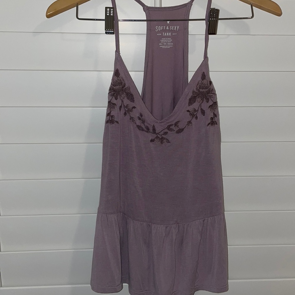 Soft and flowy lavender tank